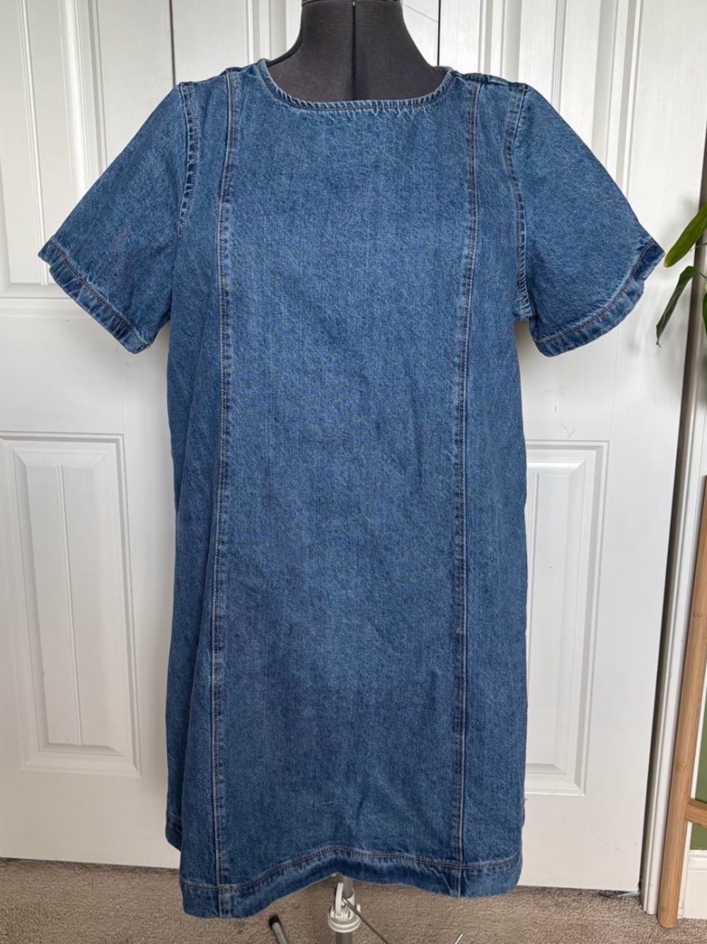 Old Navy Medium Blue Jean Dress